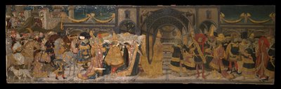 لقاء سليمان وملكة سبأ بواسطة Apollonio di Giovanni