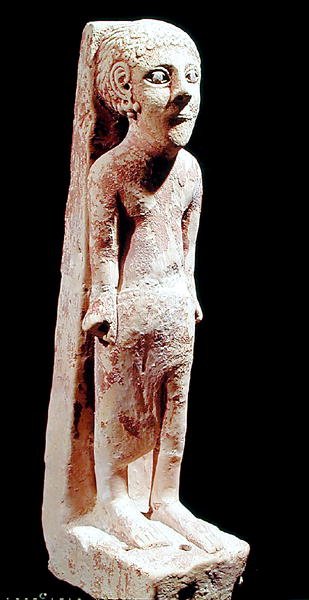 تمثال صغير بتأثير مصري من عمان ، 900-500 قبل الميلاد بواسطة المدرسة العربية