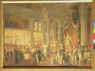 تتويج دوم بيدرو الثاني (1825-1891) (زيت على قماش) بواسطة اروجو بورتو اليجري
