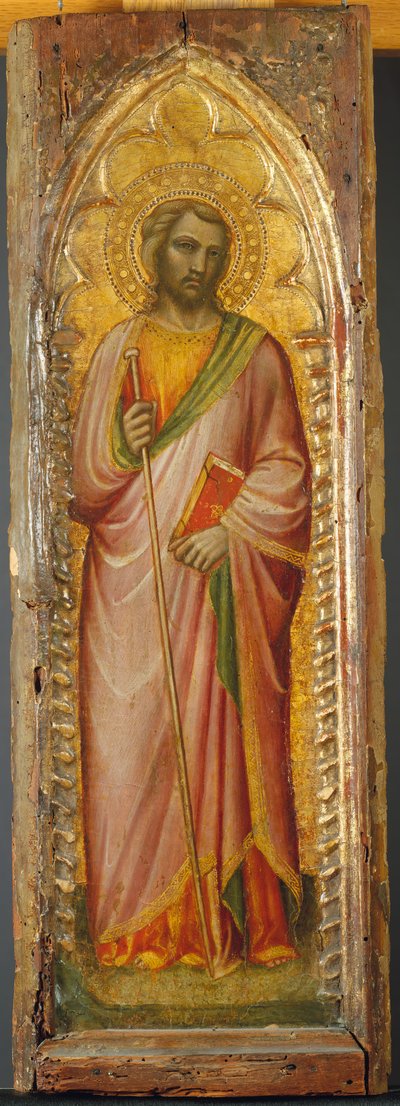 قديس ، ربما يعقوب الأكبر ، 1384-85. بواسطة أريتينو لوكا سبينيلو أو سبينيللي