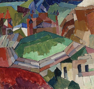مدينة في جنوب روسيا ، 1914-1916 بواسطة أريستارخ فاسيليفيتش لينتولوف