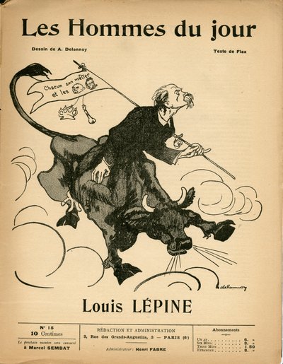 Cover of “” Les Hommes du jour””, number 15 بواسطة أريستيد ديلانوي