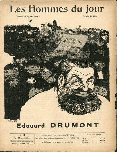Cover of “” Les Hommes du jour””, number 4 بواسطة أريستيد ديلانوي