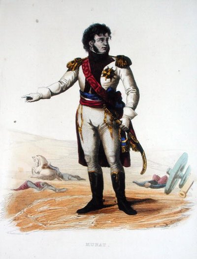 صورة يواكيم مراد (1767-1815) ، من "لو بلوتارك فرانسيه" بقلم إي مينشيت بواسطة أرماند (بعد) Guilleminot