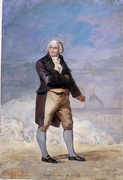 صورة لجورج جاك دانتون 1759-1794 ، 1879. بواسطة أرماند سيبول