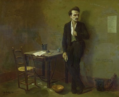 هنري روشفورت (1831-1913) في سجن مازاس ، 1871 بواسطة أرماند رغبة غوتييه