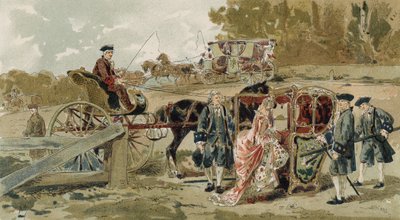 Fliguette وكرسي سيدان ، النمسا النمساوية ، القرن الثامن عشر بواسطة أرماند جان هاينز