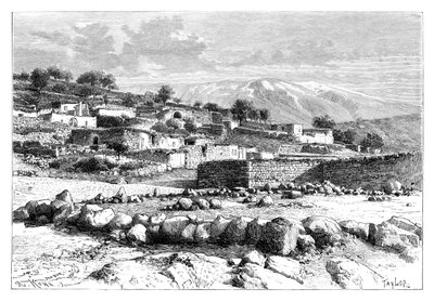 جبل الشيخ ، سوريا ، 1895. بواسطة أرماند كول