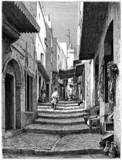 المدينة القديمة ، الجزائر ، c1890 بواسطة أرماند كول