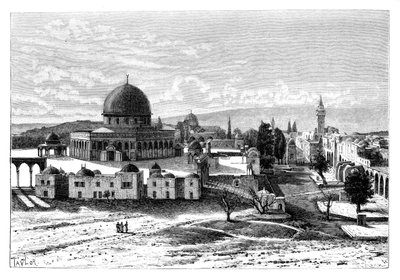 مسجد عمر ، القدس ، إسرائيل ، 1895. بواسطة أرماند كول