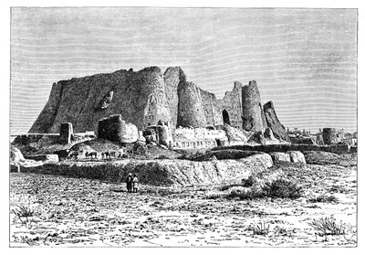 حصن فيرامين المدمر ، بلاد فارس إيران ، 1895. بواسطة أرماند كول