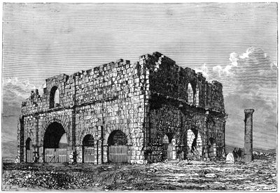 أنقاض البريتوريوم ، لامباسيس ، الجزائر ، c1890 بواسطة أرماند كول