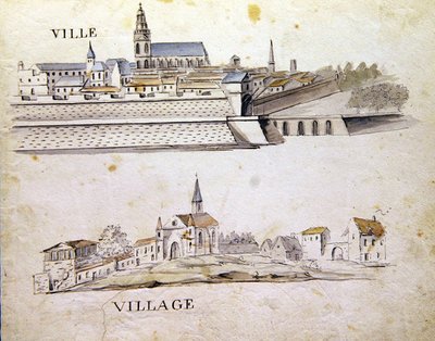 رسوم توضيحية من "كتاب الأبجدية الفرنسية لعام 1814" ، حانة. بواسطة تشارلز بلانت للفنون الجميلة بواسطة أرنود دي بوريجارد