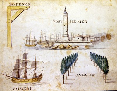 رسوم توضيحية من "كتاب الأبجدية الفرنسية لعام 1814" ، حانة. بواسطة تشارلز بلانت للفنون الجميلة بواسطة أرنود دي بوريجارد