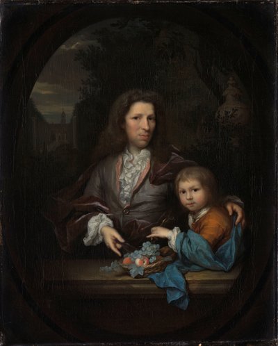 جان فان دي بول (1668-1745) وابنه هارمن هندريك (1697-1772). بواسطة أرنولد بونين