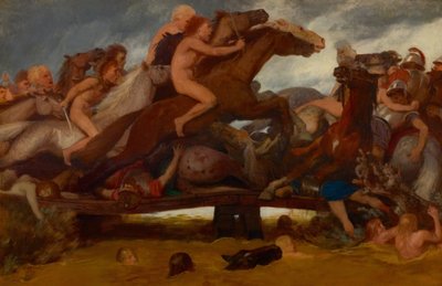 المعركة على الجسر ، 1889. بواسطة أرنولد بوكلين