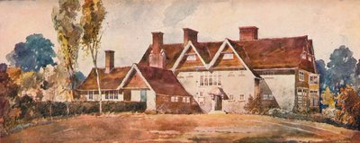 "House at Harrow Weald" ، حوالي عام 1900 بواسطة أرنولد ميتشل