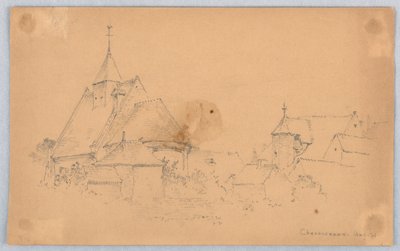 رسم تخطيطي لـ Chenonceaux بواسطة أرنولد ويليام برونر