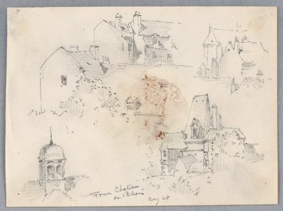 اسكتشات من Château de Blois بواسطة أرنولد ويليام برونر