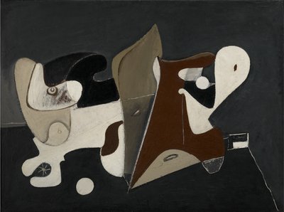 Nighttime، Enigma and Nostalgia ، حوالي 1933-34 (زيت على قماش مثبت على لوح) بواسطة أرشيل جوركي