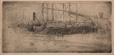 انزلق على طول نهر كوياهوغا ، 1887. بواسطة آرثر إي شنايدر.
