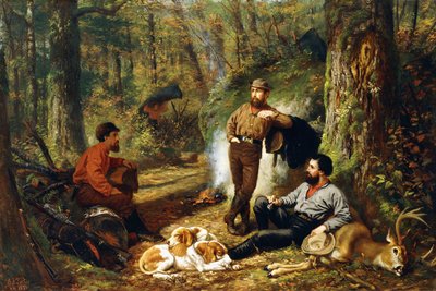توقف على Portage ، 1871 بواسطة آرثر فيتزويليام تيت