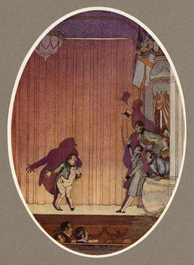 A Row in an Omnibus, Box (colour litho) بواسطة آرثر جورج واتس