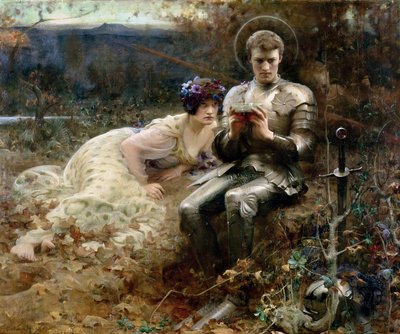 إغراء السير بيرسيفال بواسطة Arthur Hacker
