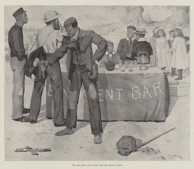 The Benevolent Bar ، بقلم E Nesbit بواسطة آرثر هربرت بوكلاند