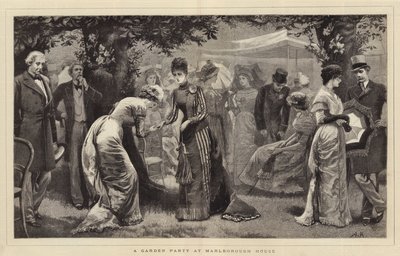 حفلة حديقة في بيت مارلبورو بواسطة Arthur Hopkins
