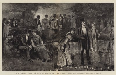 أمسية مسائية في حدائق الجمعية النباتية الملكية ، ريجنتس بارك بواسطة Arthur Hopkins