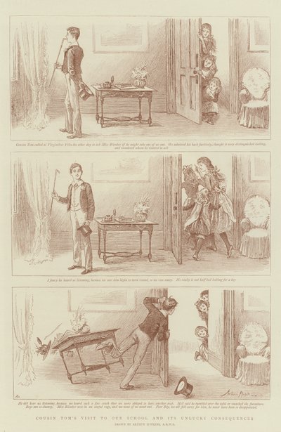 زيارة ابن عم توم لمدرستنا وآثارها السيئة بواسطة Arthur Hopkins