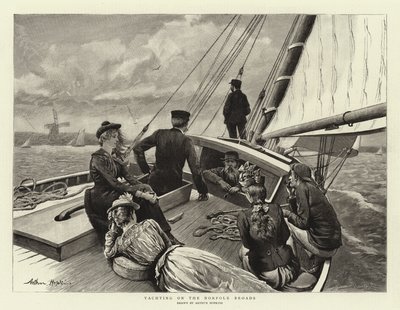 الإبحار على نورفولك برودز بواسطة Arthur Hopkins