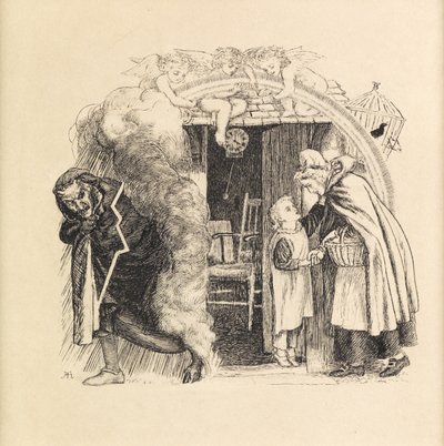 حارس صغير ، 1871 بواسطة آرثر هيوز