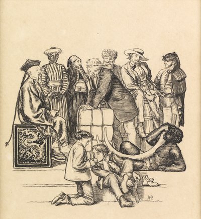 التجارة ، 1871 بواسطة آرثر هيوز