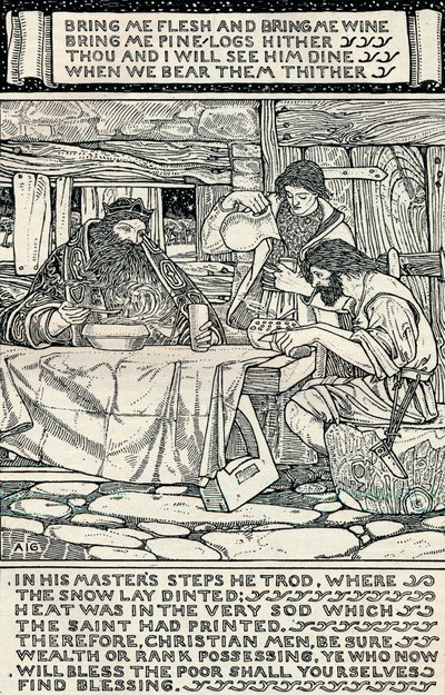الملك الجيد فاتسلاف ، 1895 بواسطة آرثر جوزيف جاسكين