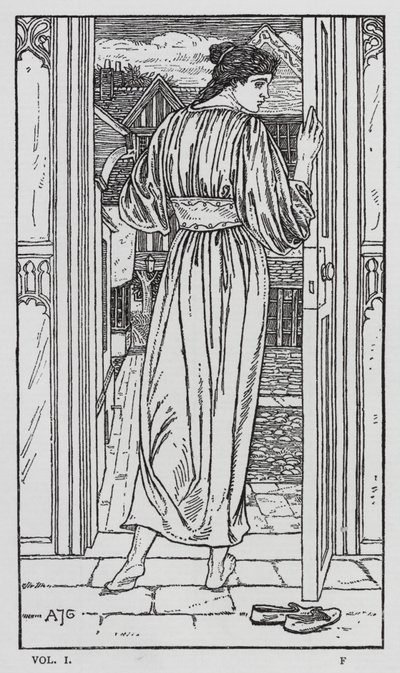هانز كريستيان أندرسن: The Goloshes of Fortune (litho) بواسطة آرثر جوزيف جاسكين