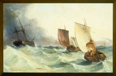 سباق من أجل المهجرين ، 1873 بواسطة آرثر جوزيف ميدوز