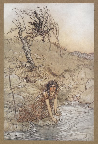 هيرميا. مشهد من فيلم A Midsummer Night