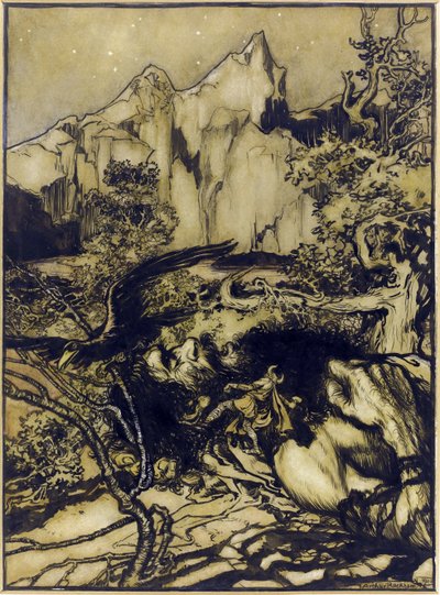 رحلة ثور إلى أرض العمالقة بواسطة راكهام ، آرثر (1867-1939) بواسطة آرثر راكهام
