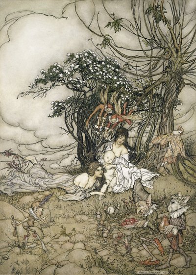 The Changeling، 1905 (مرحاض وقلم وحبر على ورق) بواسطة آرثر راكهام
