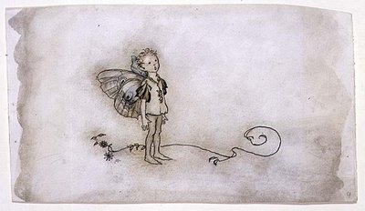 The Fairies Thing ، رسم توضيحي من "حلم ليلة منتصف الصيف" ، حانة. بواسطة Heineman بواسطة آرثر راكهام