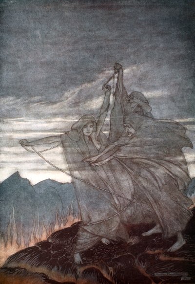 "نورنس تختفي" ، 1924. بواسطة Arthur Rackham