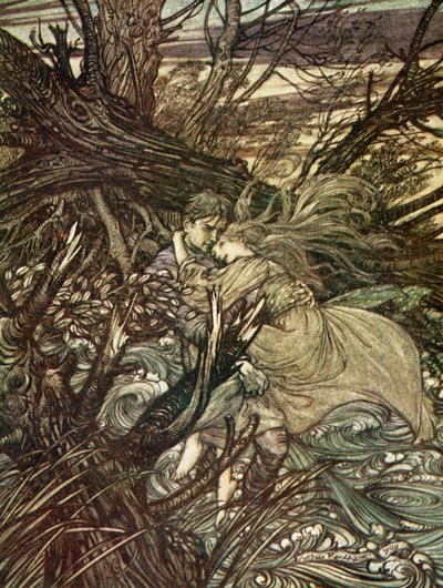 Undine بواسطة Friedrich de la Motte Fouqué بواسطة آرثر راكهام