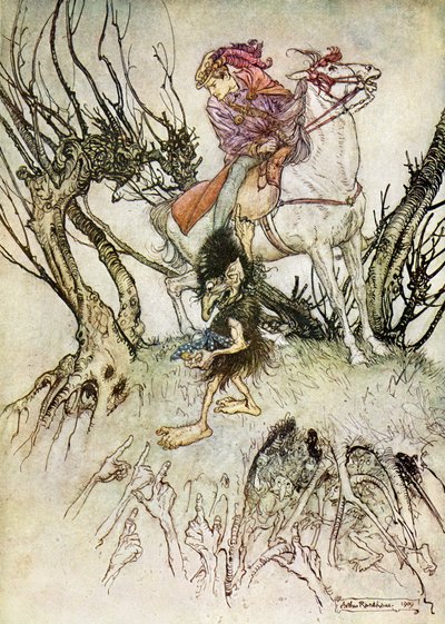 Undine بواسطة Friedrich de la Motte Fouqué بواسطة آرثر راكهام
