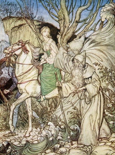 Undine بواسطة Friedrich de la Motte Fouqué بواسطة آرثر راكهام