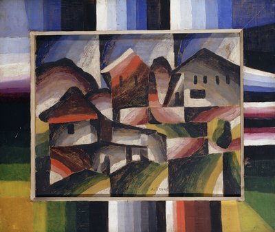 منزل في المناظر الطبيعية. هاوزر في لاندشافت ، حوالي عام 1920 (زيت على قماش) بواسطة آرثر سيغال