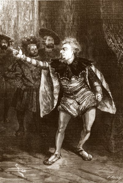 رسم توضيحي لمسرحية "Le Roi s