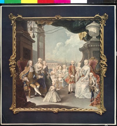 إمبراطورة رومانية ألمانية 1717 - 1780 ماريا تيريزا بواسطة فنان غير معروف