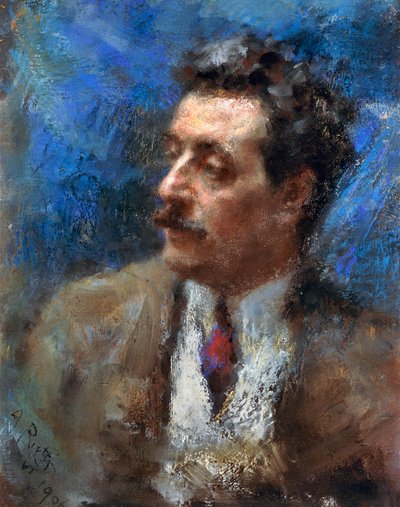 Portrait of Giacomo Puccini بواسطة أرتورو ريتي